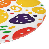 Levendig fruitpatroon snijplank (Hoek)