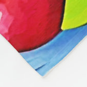 Levendig fruitstilleven fleece deken (Hoek)