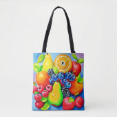 Levendig fruitstilleven tote bag (Voorkant)