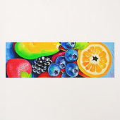Levendig fruitstilleven yogamat (Achterkant (horizontaal))