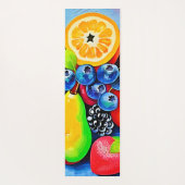 Levendig fruitstilleven yogamat (Achterkant)