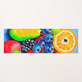 Levendig fruitstilleven yogamat (Voorkant (horizontaal))