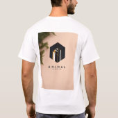 "Levendig gebrul: kleurrijke leeuwendriehoeken bed T-shirt (Achterkant)