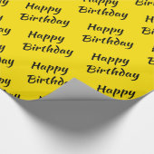 Levendig Geel Cadeaupapier (Hoek)