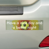 Levendig Geel en Zwart Football (Voetbal) Art Bumpersticker (Op auto)