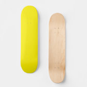 levendig geel skateboard heeft een strakke (Voorkant)