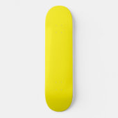 levendig geel skateboard heeft een strakke (Voorkant)