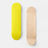 levendig geel skateboard heeft een strakke (Voorkant)