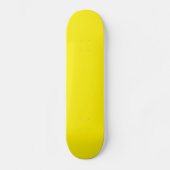 levendig geel skateboard heeft een strakke (Voorkant)