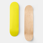 levendig geel skateboard heeft een strakke (Voorkant)