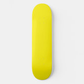 levendig geel skateboard heeft een strakke (Voorkant)