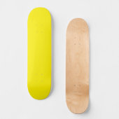 levendig geel skateboard heeft een strakke (Voorkant)