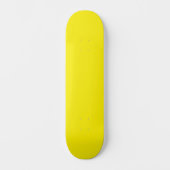 levendig geel skateboard heeft een strakke (Voorkant)