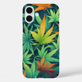 Levendig gekleurd ontwerp iPhone 16 plus hoesje