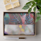 Levendig gekleurde elf fee grote oren decoupage tissuepapier (Geschenk)