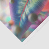 Levendig gekleurde elf fee grote oren decoupage tissuepapier (Detail)