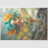 Levendig gekleurde Fairy Decoupage Tissuepapier (Voorkant)