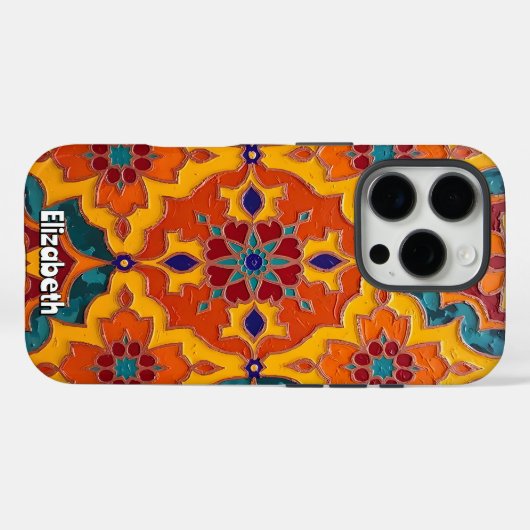 Levendig gelaagd Abstract Case-Mate iPhone Case (Achterkant (horizontaal))