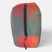 Levendig Geometrisch Abstract Aangepast Monogram Toilettasje (Rechts)