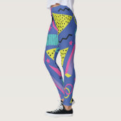 levendig geometrisch Abstract patroon Leggings (Links)