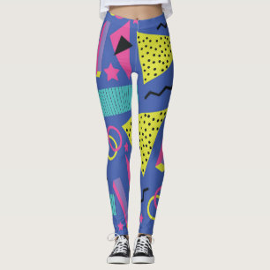 levendig geometrisch Abstract patroon Leggings