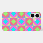 Levendig Geometrisch Abstract Psychedelisch Patroo Case-Mate iPhone Case (Achterkant (horizontaal))