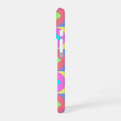 Levendig Geometrisch Abstract Psychedelisch Patroo iPhone 16 Hoesje (Linkerkant)