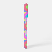 Levendig Geometrisch Abstract Psychedelisch Patroo iPhone 16 Hoesje (Rechterkant)