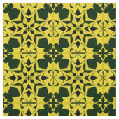 Levendig geometrisch bloemmotief stof (Swatch)