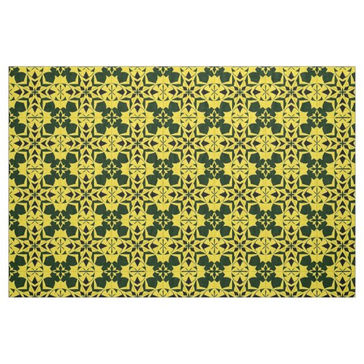 Levendig geometrisch bloemmotief stof (Fat Quarter)