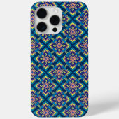 Levendig geometrisch boho-bloemenpatroon Case-Mate iPhone case (Achterkant)