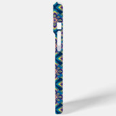 Levendig geometrisch boho-bloemenpatroon Case-Mate iPhone case (Achterkant / Links)