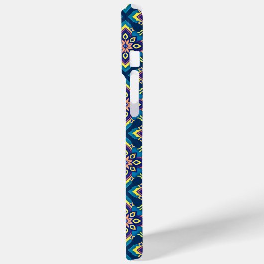 Levendig geometrisch boho-bloemenpatroon Case-Mate iPhone case (Achterkant / Links)