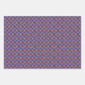 Levendig geometrisch decoratief patroon inpakpapier vel (Voorkant 2)
