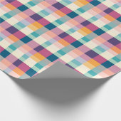 Levendig geometrisch geplakt inpakpapier (Hoek)