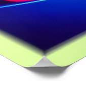 Levendig geometrisch ontwerp van de Neon Art Tunne Poster (Hoek)