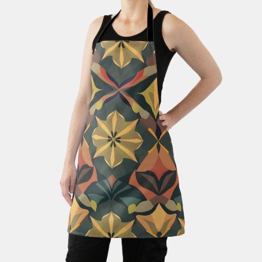 Levendig geometrisch Schort - Artistic Digital Pri (Insitu)