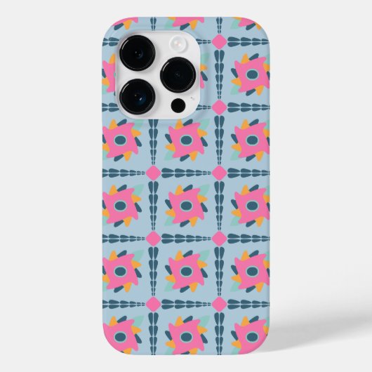 Levendig geometrisch tegelontwerp Case-Mate iPhone case (Achterkant)