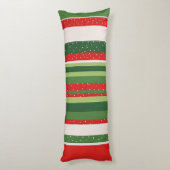 Levendig gestreept patroon achtergrond lichaamskussen (Achterkant (Verticaal))