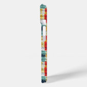 Levendig Geweven Plakken - Retro Boho Geruit Patro Case-Mate iPhone Case (Achterkant / Links)