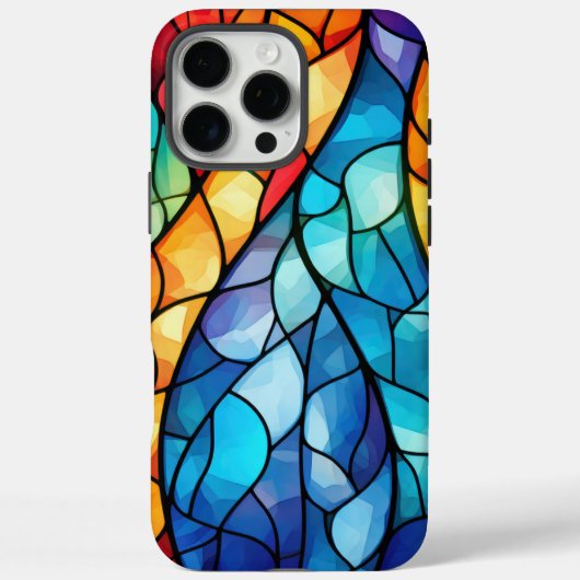 Levendig Glas in lood Abstract Case-Mate iPhone Case (Achterkant)