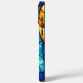Levendig Glas in lood Abstract Case-Mate iPhone Case (Achterkant / Links)