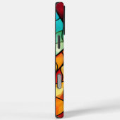 Levendig Glas in lood Abstract Case-Mate iPhone Case (Achterkant / Rechts)