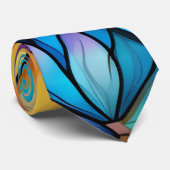 Levendig Glas in lood, kleurrijk, flitsend Stropdas (Opgerold)