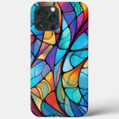 Levendig Glas in lood stroom Abstract Case-Mate iPhone Case (Achterkant)