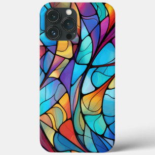 Levendig Glas in lood stroom Abstract Case-Mate iPhone Case