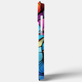 Levendig Glas in lood stroom Abstract Case-Mate iPhone Case (Achterkant / Links)