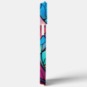 Levendig Glas in lood stroom Abstract Case-Mate iPhone Case (Achterkant / Rechts)