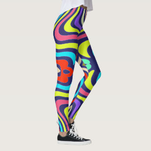 Levendig Golfpatroon met Symmetrie Leggings