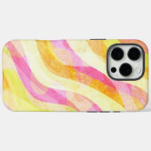 Levendig Golvend Abstract Patroon Case-Mate iPhone Case (Achterkant (horizontaal))